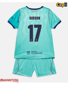 Barcelona Anthony Gordon #17 Echipament de Fotbal Replică 2026-27 Copii Treilea (+ Șorturi)